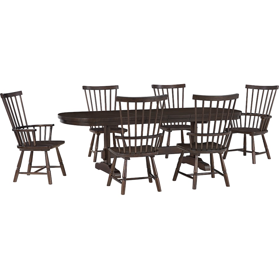  brown dining room   