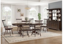  brown dining room   