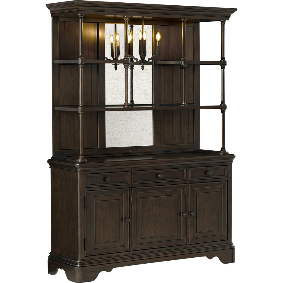  brown dining room   