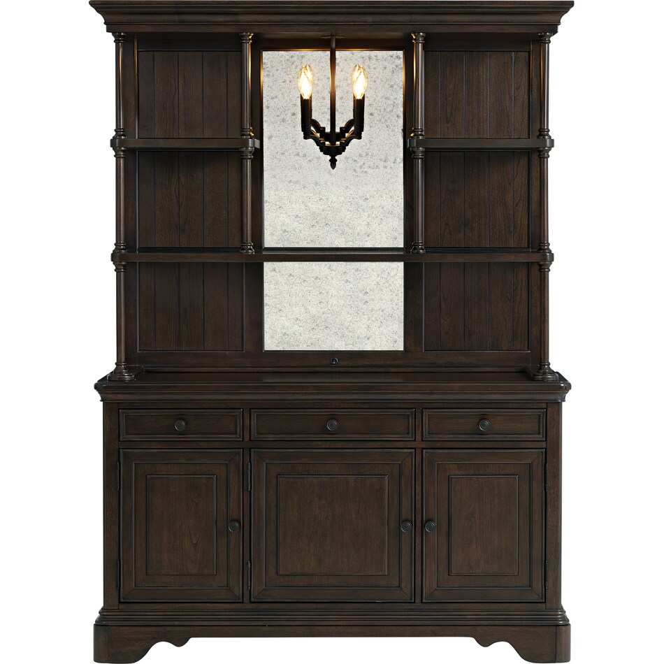  brown dining room   