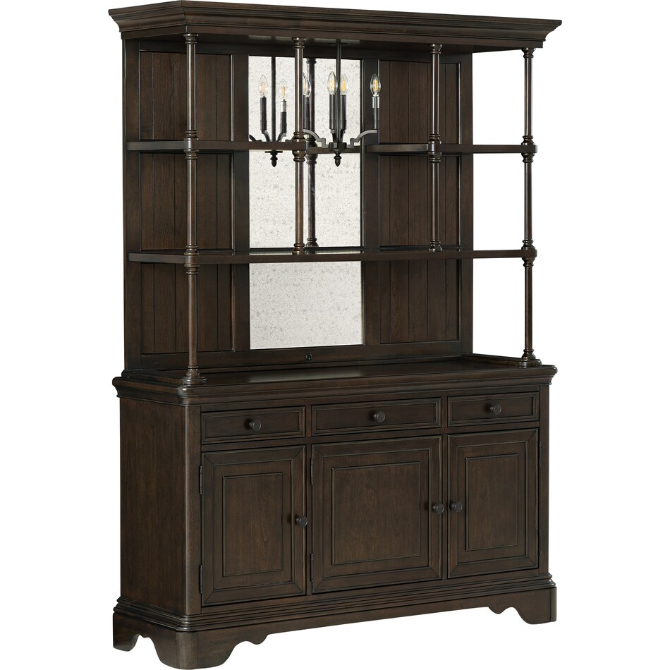  brown dining room   