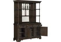  brown dining room   
