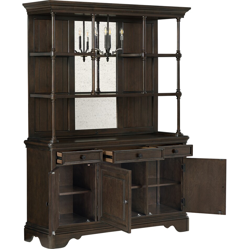  brown dining room   