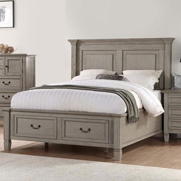 Elm King Storage Bed