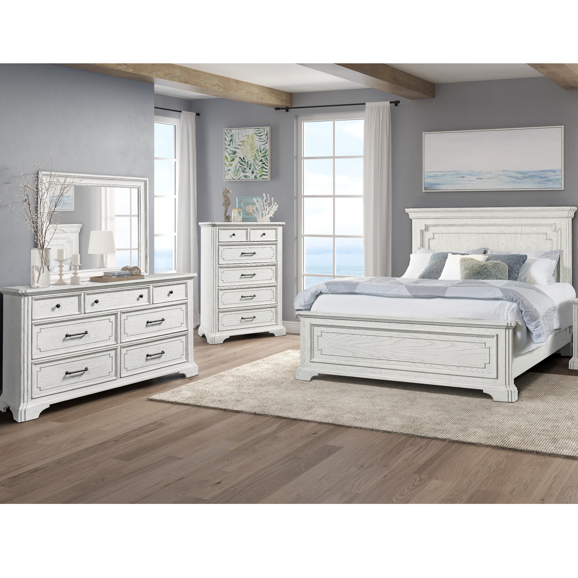 4 Piece Queen Bed Set | Cardis