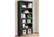  black home office   