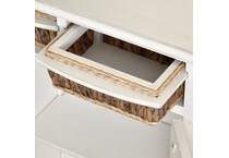  white occasional tables all   
