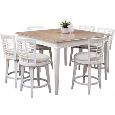 Beach Comber 7 Piece Counter Dining Set