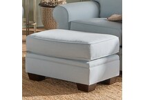  blue ottoman   