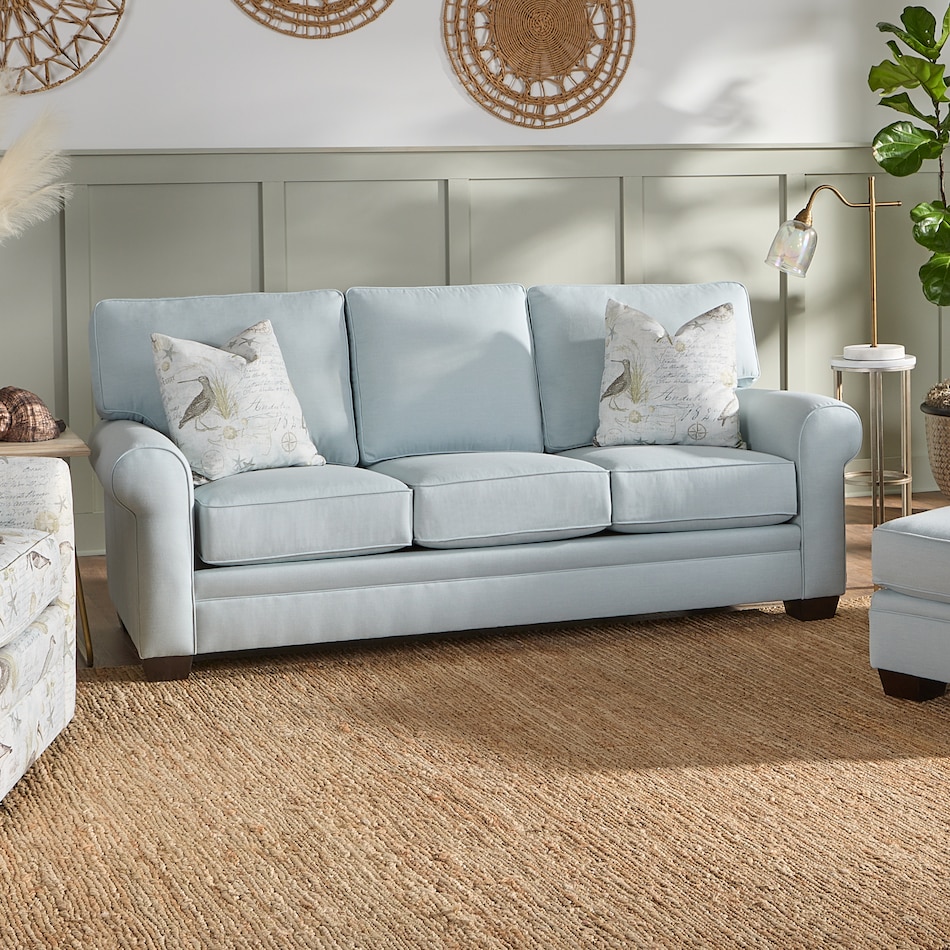  blue sofa   