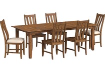  brown dining room   