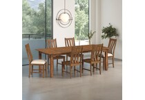  brown dining room   