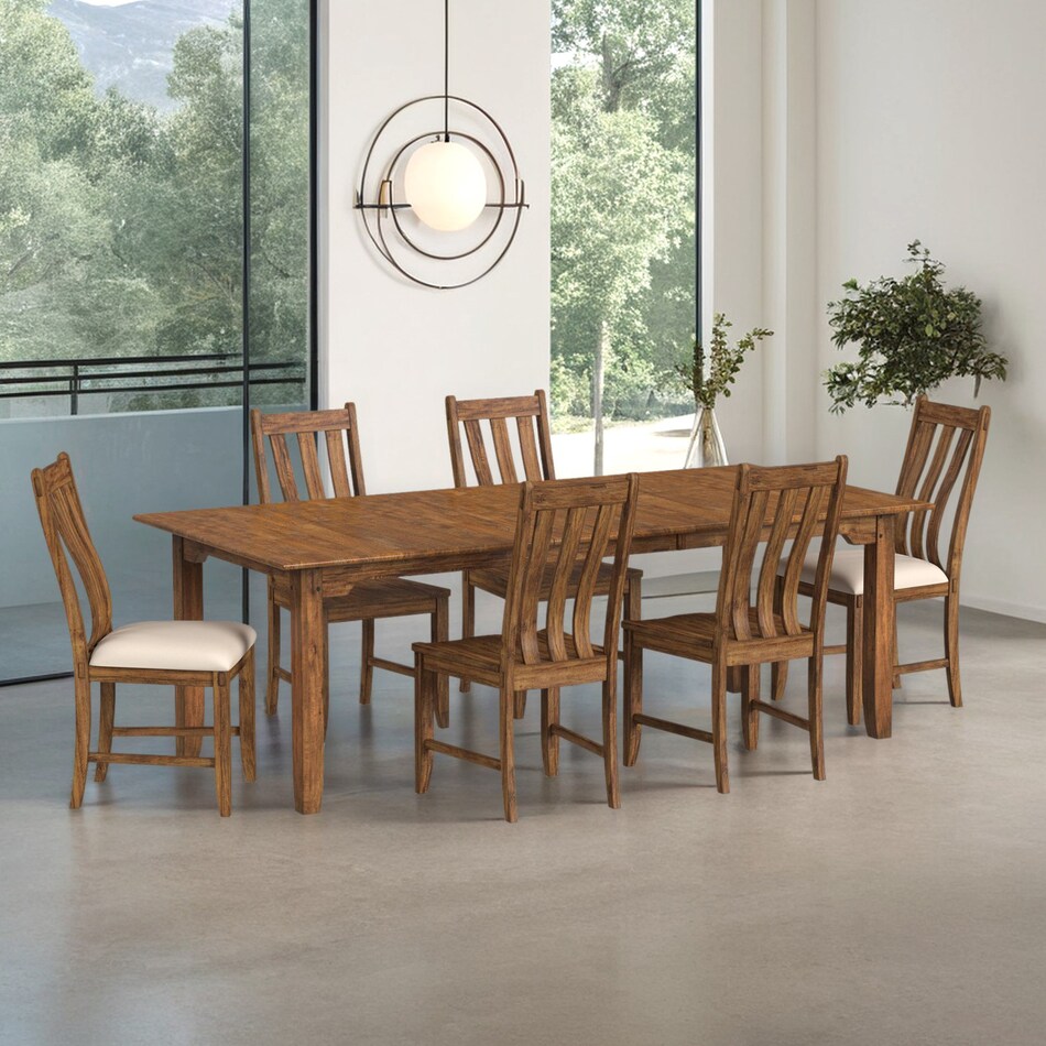  brown dining room   
