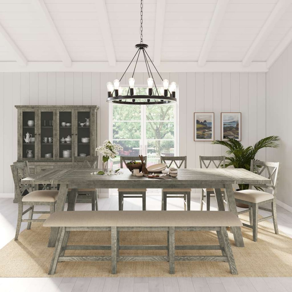  gray pub   bar units   stools   