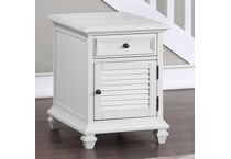  white occasional tables all   