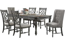  gray dining room   