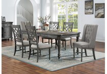  gray dining room   