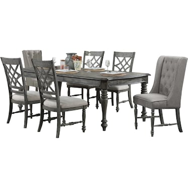 Athens 7 Piece Dining Room Set