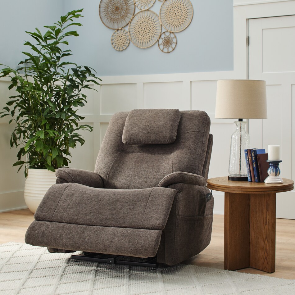  gray recliner   