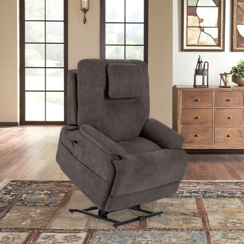  gray recliner   