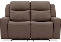  brown loveseat   