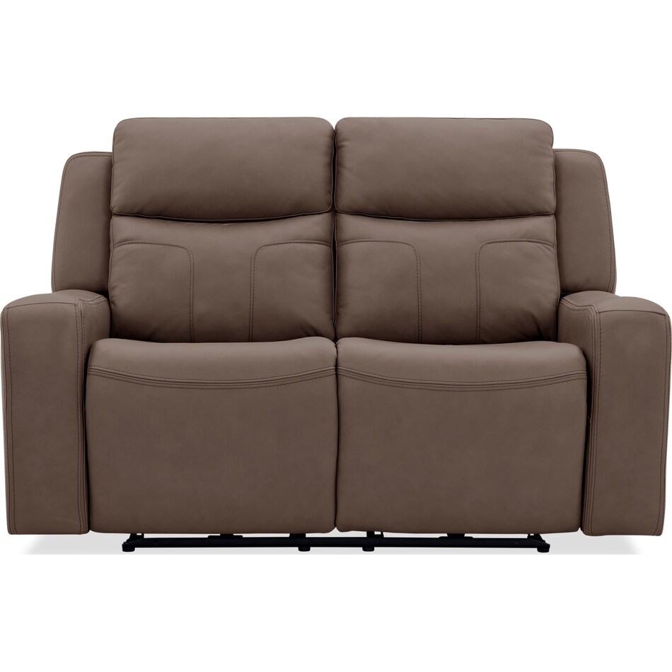  brown loveseat   