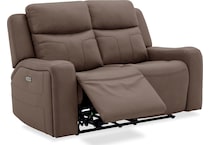  brown loveseat   