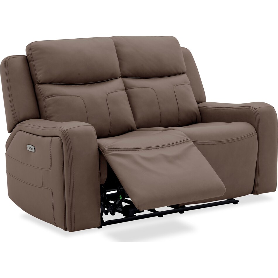  brown loveseat   