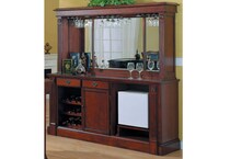  brown pub   bar units   stools   