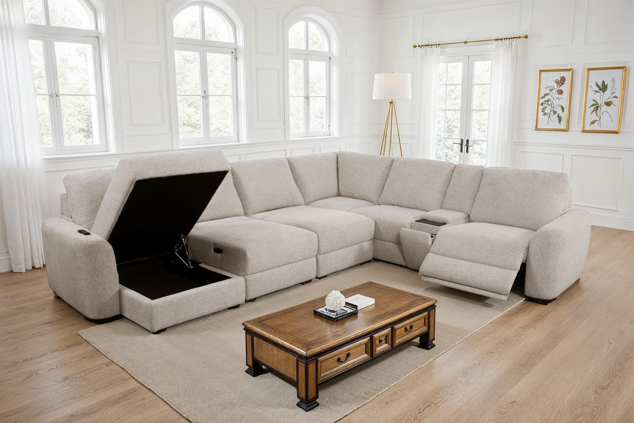 Brisbane 7 Piece Sliding Sectional