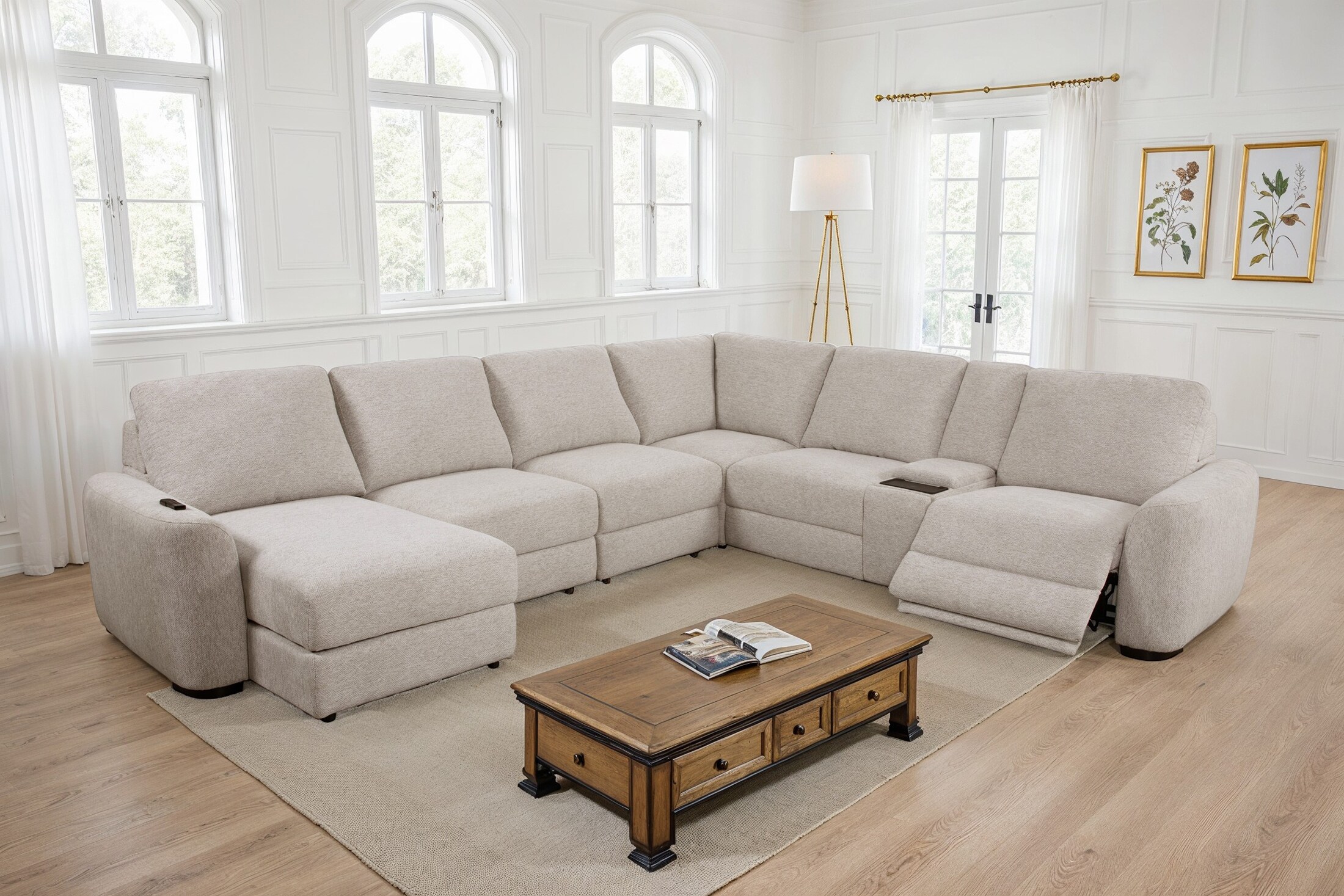 Brisbane 7 Piece Sliding Sectional