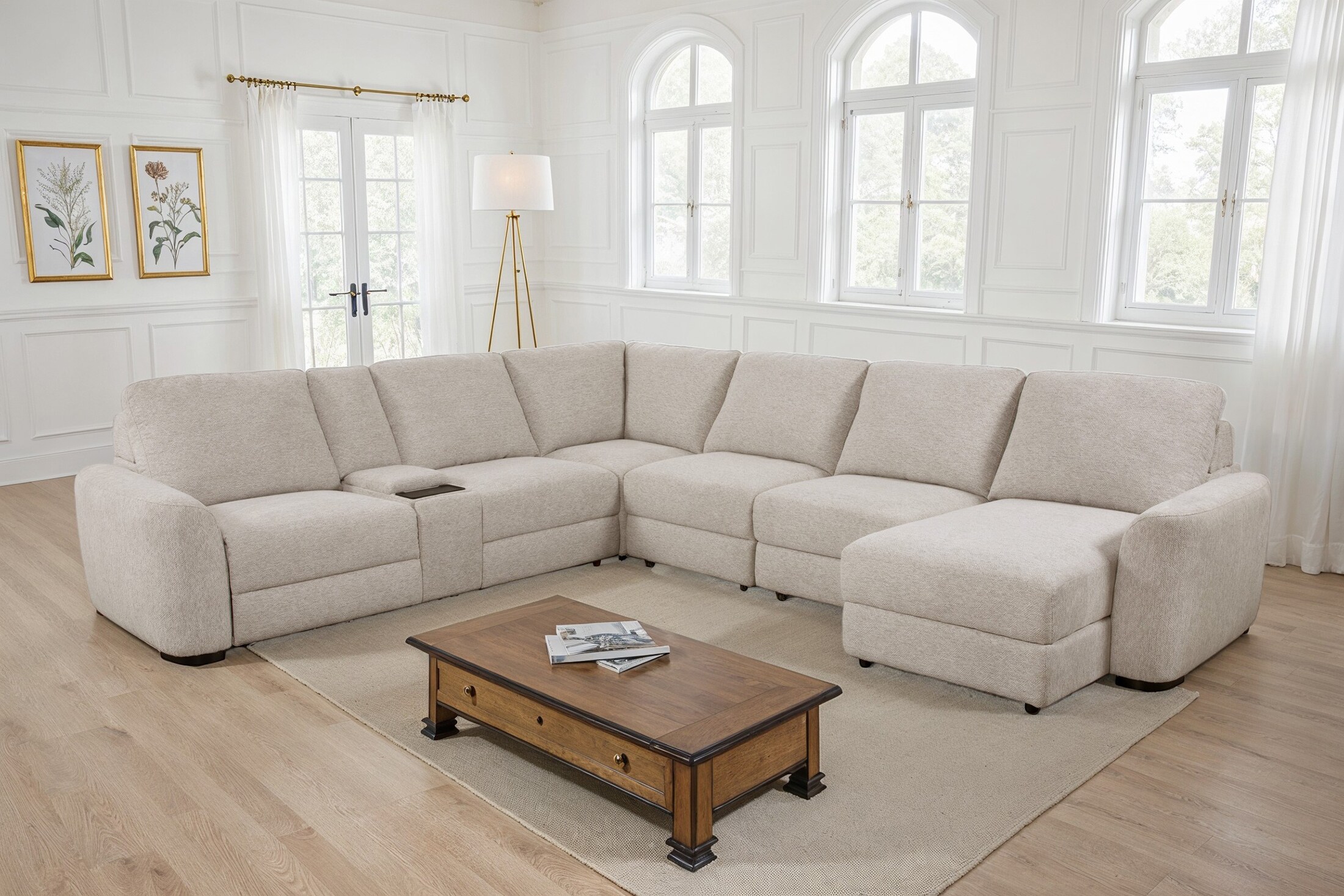 Brisbane 7 Piece Sliding Sectional