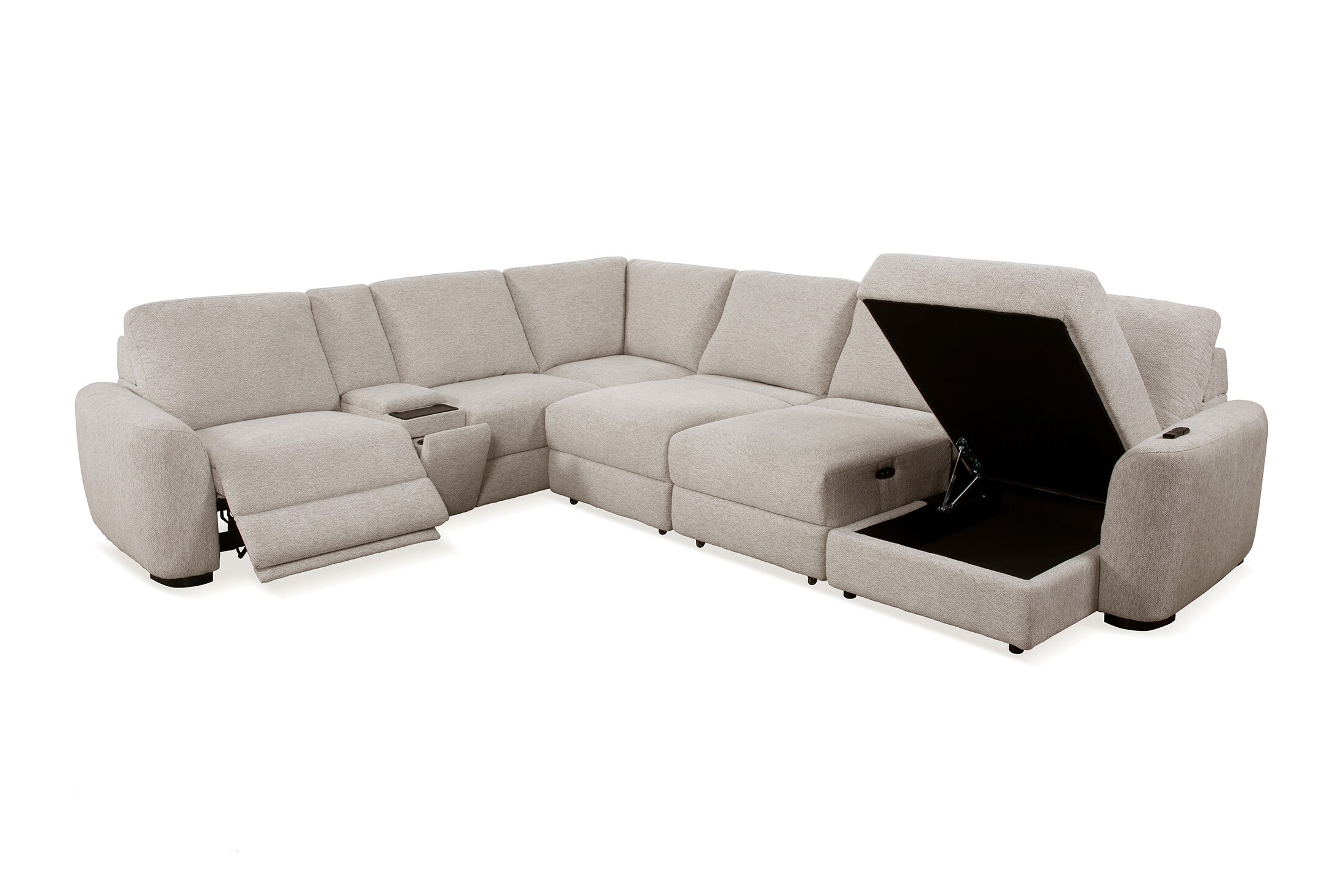 Brisbane 7 Piece Sliding Sectional