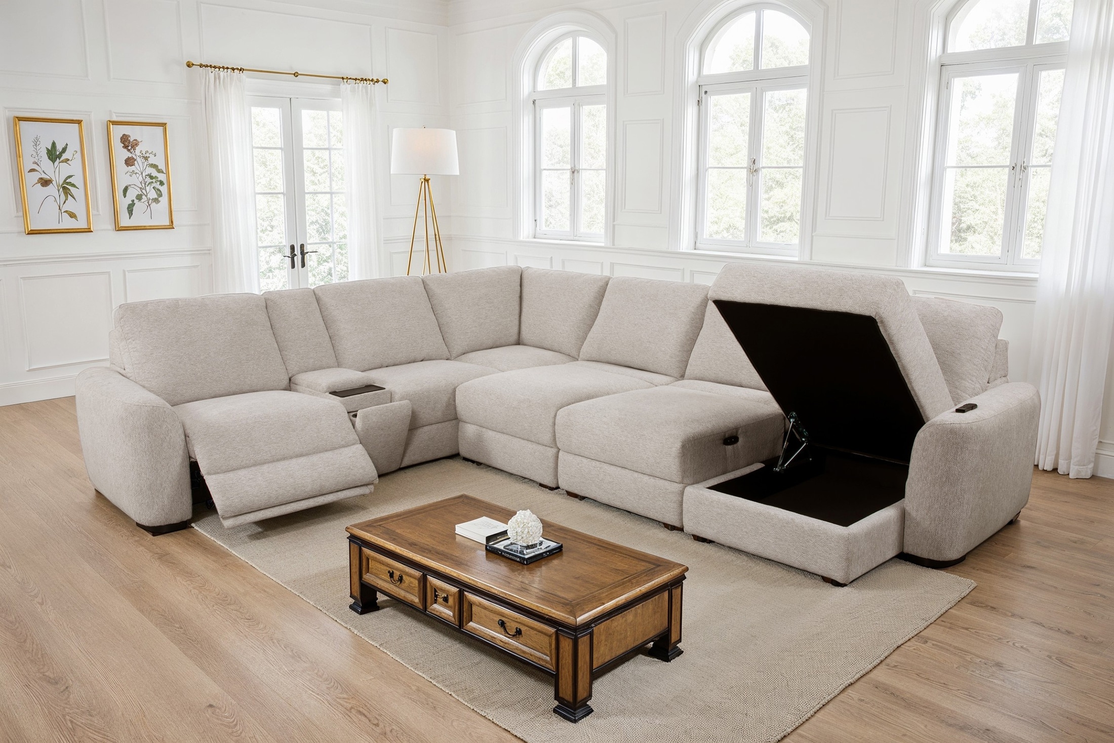 Brisbane 7 Piece Sliding Sectional