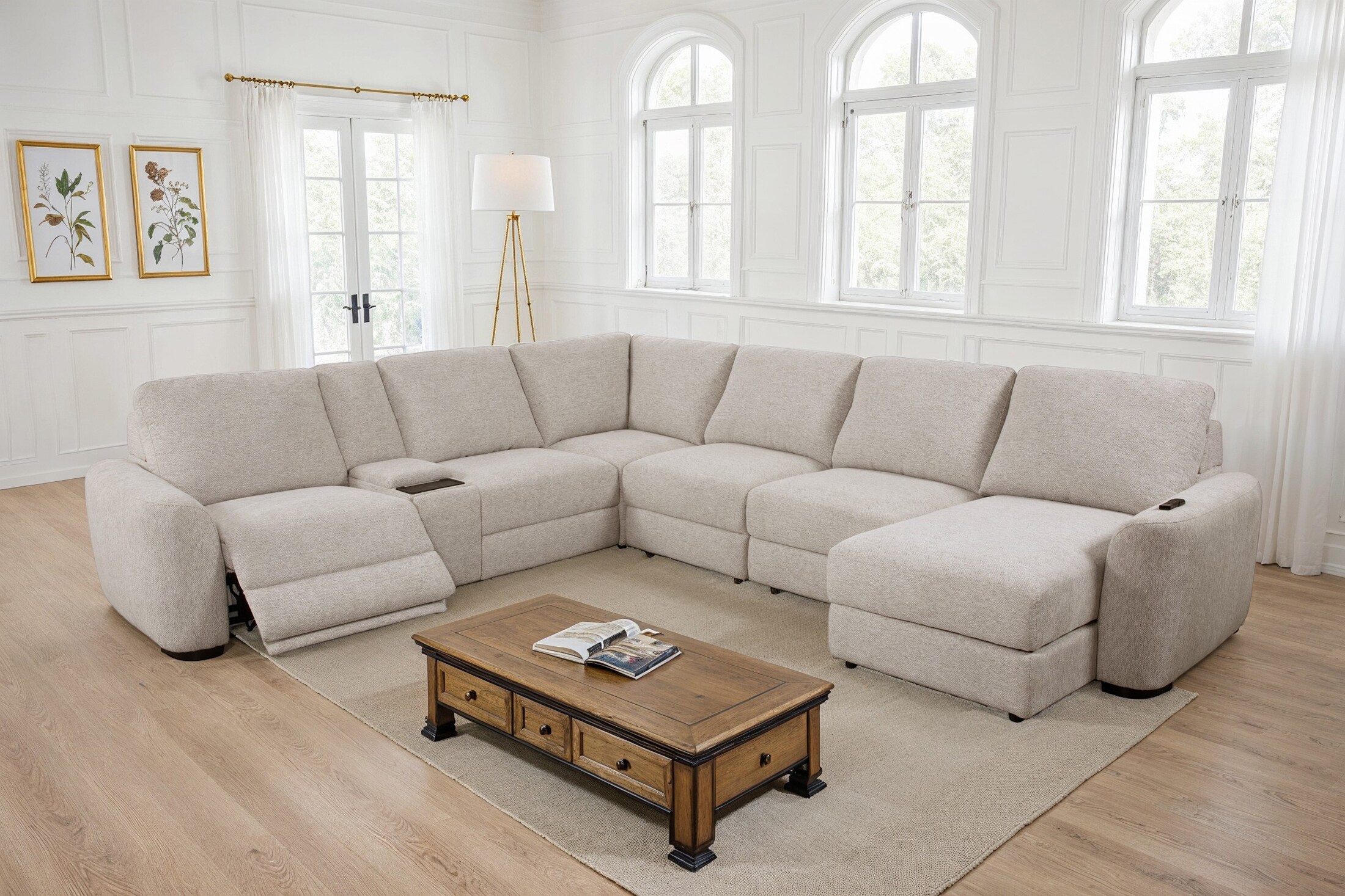 Brisbane 7 Piece Sliding Sectional