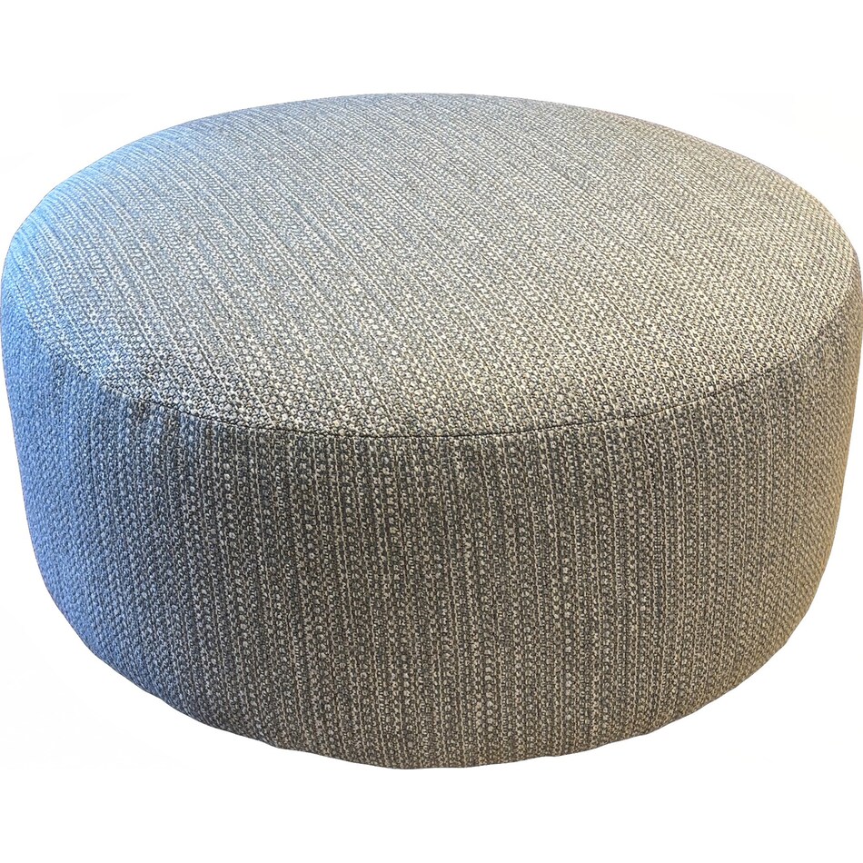  blue ottoman   