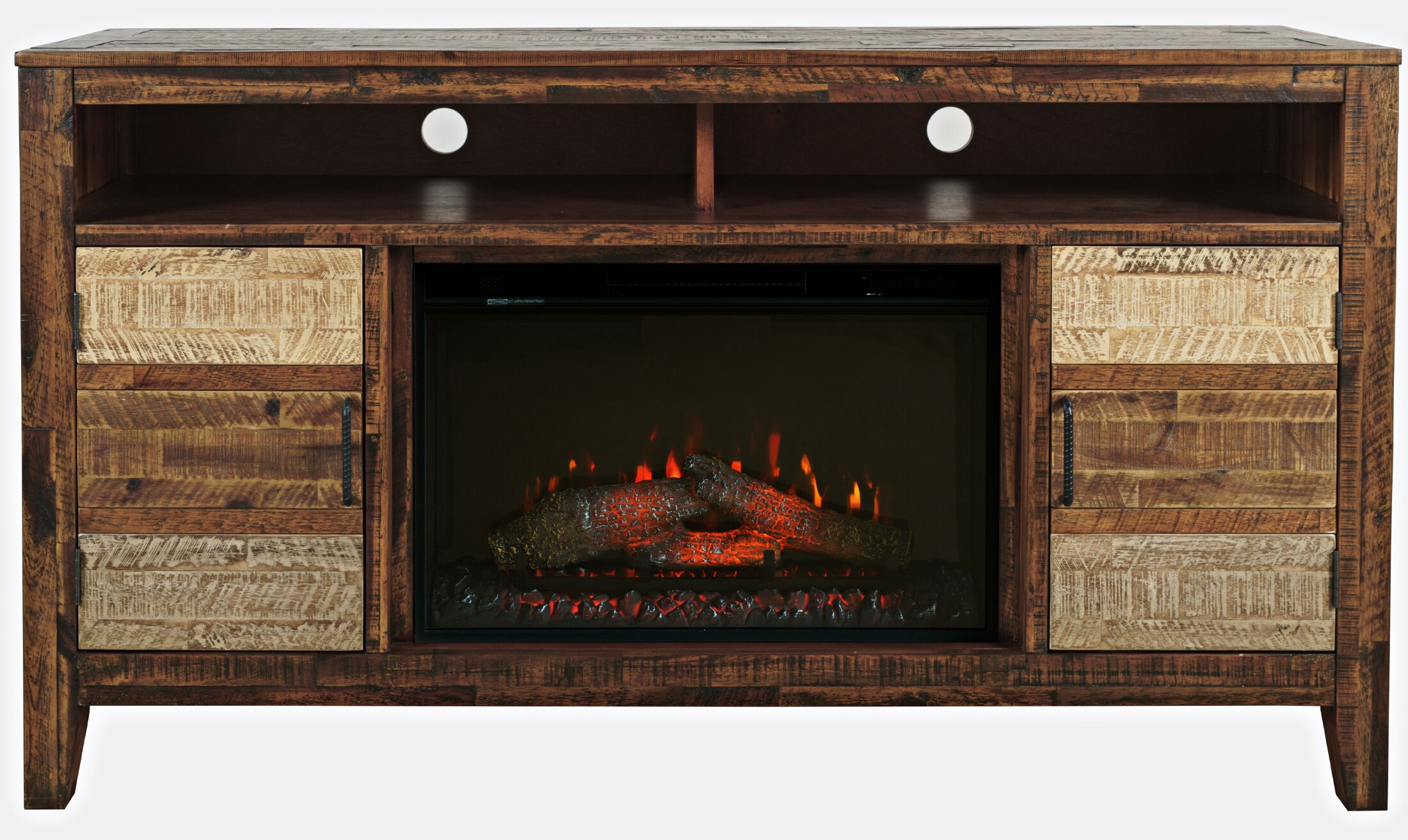 Painted Canyon Media Fireplace
