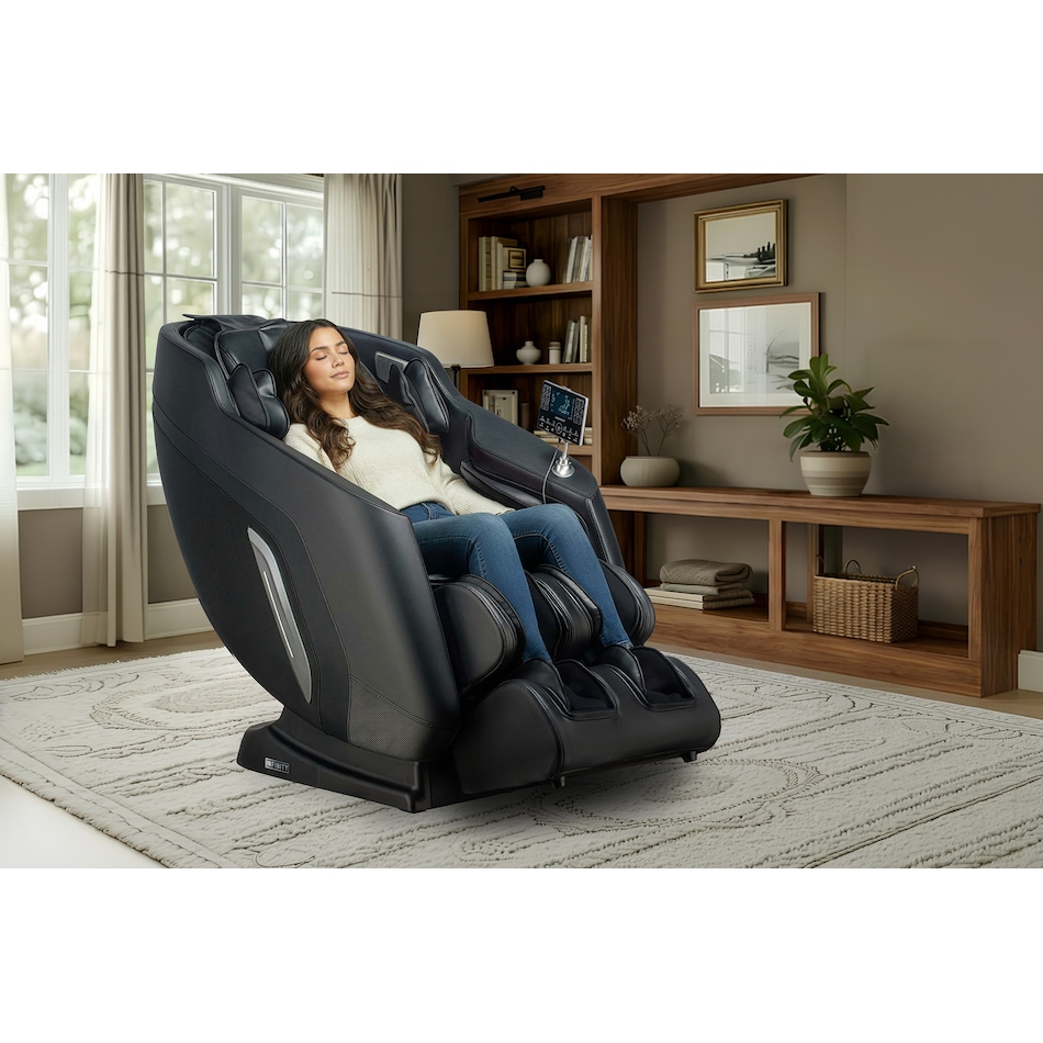  black recliner   