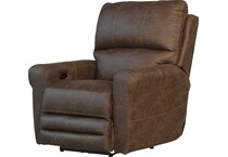  brown recliner   