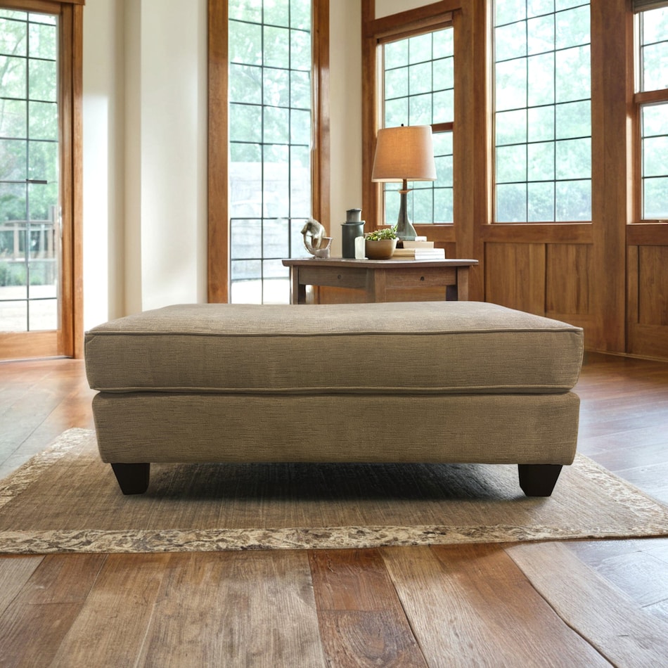  gray ottoman   