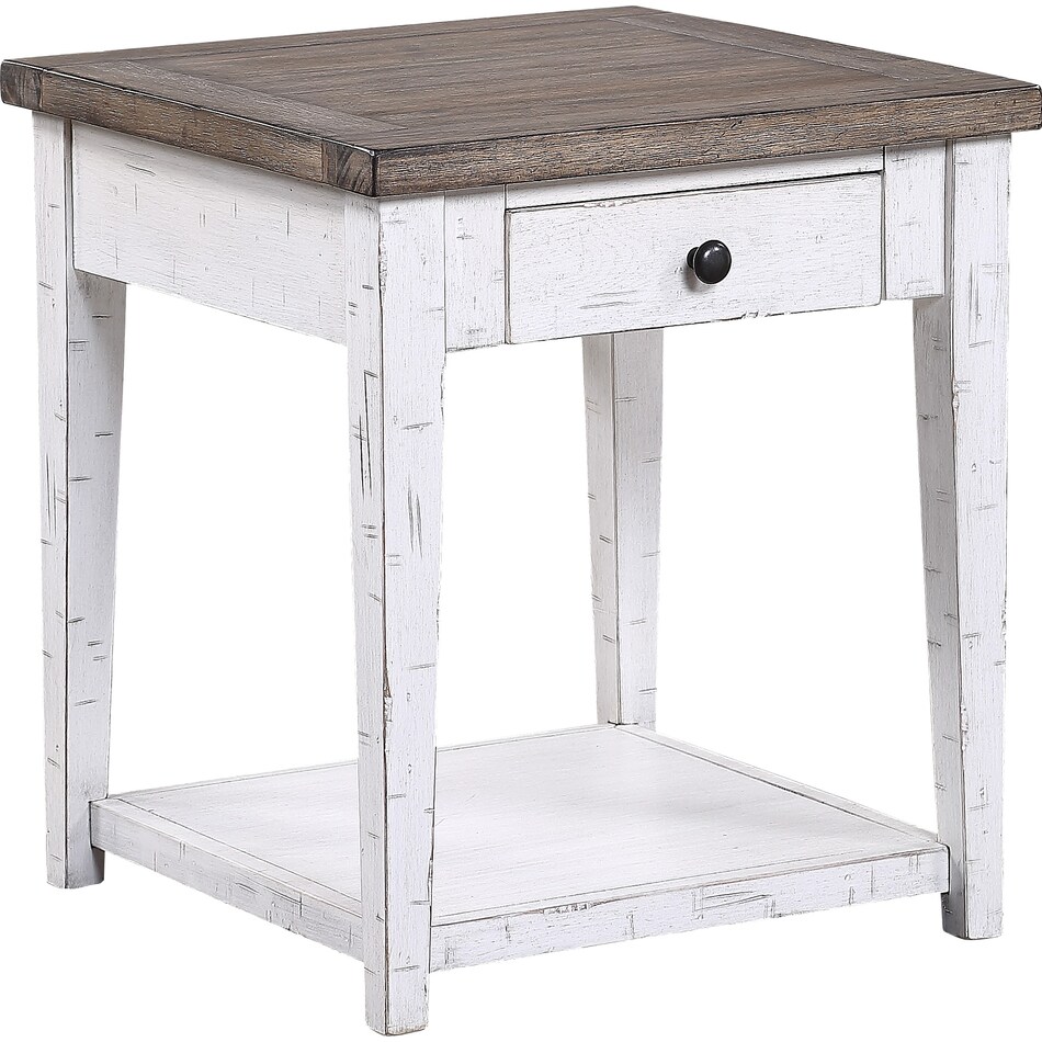 two tone occasional tables all   