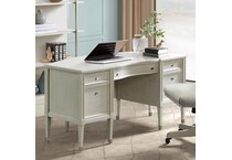  white home office   