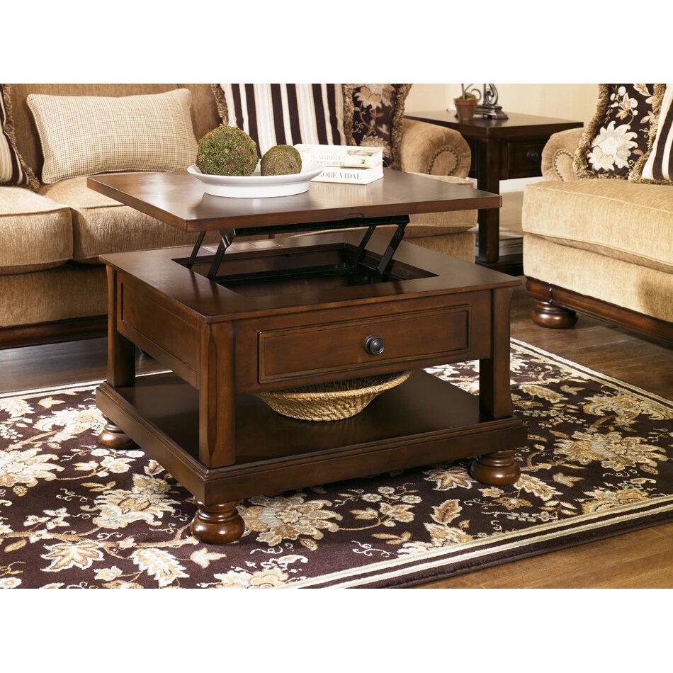  brown occasional tables all   