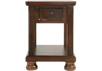  brown occasional tables all   