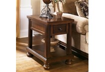  brown occasional tables all   