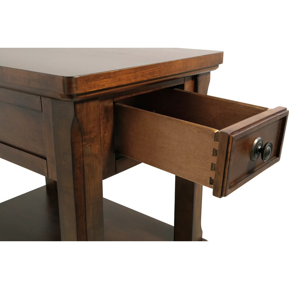  brown occasional tables all   