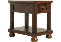  brown occasional tables all   