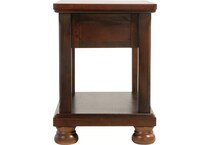  brown occasional tables all   