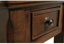  brown occasional tables all   