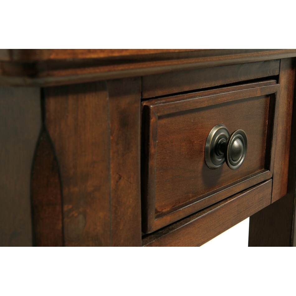  brown occasional tables all   